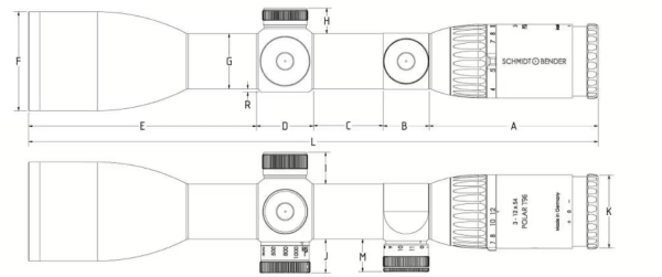 Schmidt & Bender 3-12×54 Polar T96 LMZ 2.BE D7 Posicon CT / sofort lieferbar